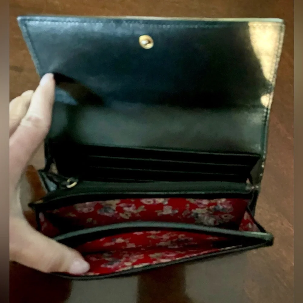 Gucci Black Ophidia Sherry Webb Line Quilted Leather Long wallet. Almost Perfect - Picture 11 of 15